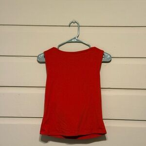 Pink Rose Red Sleeveless Top